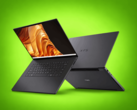 Dell XPS 16 Creator Edition 展示图,显示屏展开,后面板可见