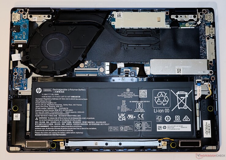 惠普 Envy x360 2 合 1 14：内部结构