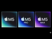Apple M5、M5 Pro 和 M5 Max 芯片的艺术表现。(图片来源：Apple ，使用双子座软件编辑）