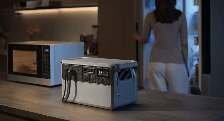 DJI Power Auro 2000 Elite 可提供 2,000W 的连续纯正弦波功率,其机身比标准版 Power 2000 小 24%,轻 14%。