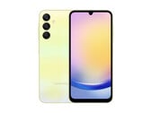 Galaxy A25 5G 的黄色外观。(图片来源：Digitec）