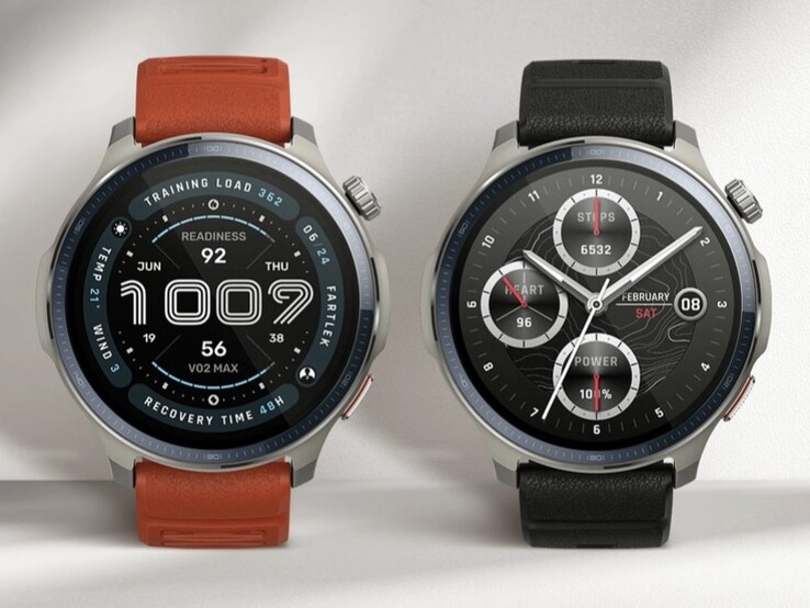 Amazfit Balance 2 智能手表配有两条表带。(图片来源：Amazfit）
