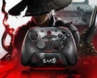 GameSir G7 Pro 8K PC Phantom Blade Zero 版上的深红色线条在黑暗中会发光。