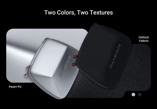 GameSir G7 Pro 便携包有两种颜色，由不同材料制成。(图片来源：GameSir）