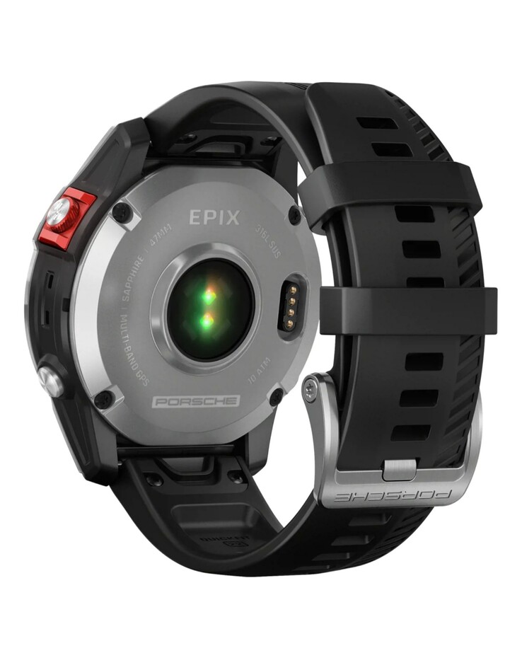 保时捷x Garmin Epix 2智能手表。(图片来源：Porsche Design)