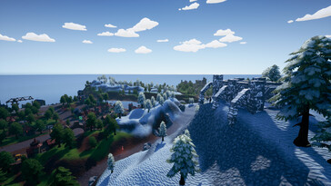 显示 Hydroneer 中景观的图片。