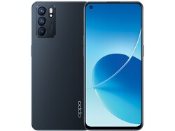 在审查中。Oppo Reno6 5G。测试设备由:德国Oppo公司