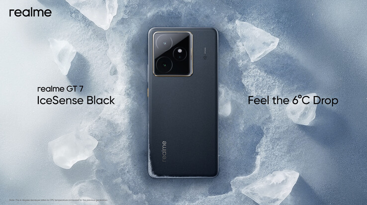 Realme GT 7 冰感黑配色（图片来源：X）