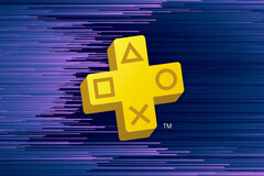 代表 Playstation Plus 徽标的图片。(图片来源：James Bareham/Polygon）