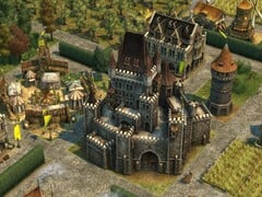 一张展示《Anno 1404:历史版》中城堡的图片。