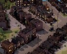 一张展示 City of Gangsters 中几栋建筑的图片,该游戏现于 Steam 上享受 80% 折扣。