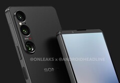 Xperia 1 VI 距发布可能还有不到一个月的时间。(图片来源：@OnLeaks &Android Headlines)