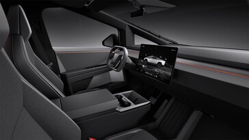 2026 Cybertruck 全轮驱动内饰。