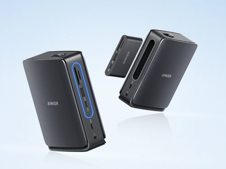 Anker Nano Docking Station(13 合 1,三显示屏,内置可拆卸集线器)。(图片来源:Anker)