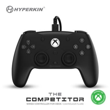 Hyperkin 黑色竞争者。(图片来源：Hyperkin）