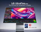 LG UltraFine 32U990A 结合了 6K 分辨率和双 Thunderbolt 5 端口。(图片来源：LG）