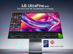LG UltraFine 32U990A 结合了 6K 分辨率和双 Thunderbolt 5 端口。(图片来源：LG）