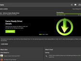 在 Nvidia 应用程序中下载 NvidiaGeForce Game Ready 驱动程序 552.22（来源：Own）