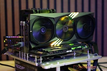 微星GeForce RTX 4060 Ti Gaming X Trio 8G在我们的噪音排放测试中。