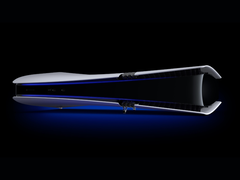 水平放置的索尼 PlayStation 5 Pro 渲染图