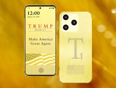 特朗普 T1 手机目前计划于 1 月底交付。(图片来源：Trump Mobile，已编辑）