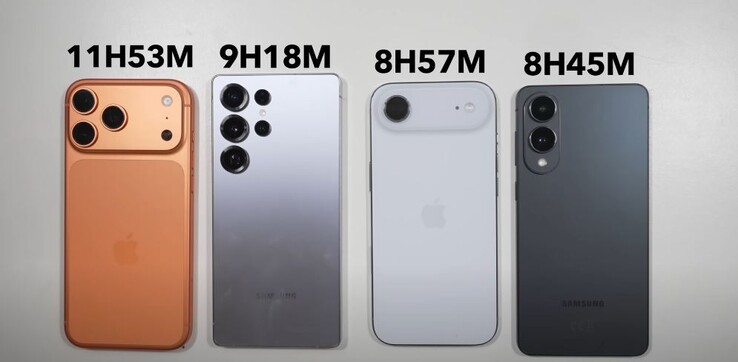 iPhone Air 性能优于Galaxy S25 Edge。(图片来源：XEETECHCARE）
