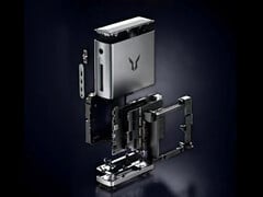 联想最新款迷你电脑的分解图。