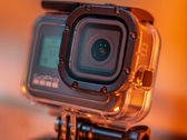 GoPro 摄像机的特写。