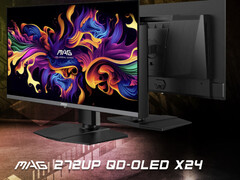 MAG 272UP X24 与 MPG 272URX 共享第 4 代 QD-OLED 面板。(图片来源：微星）