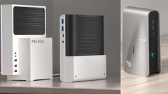 PELADN 展示其 YO 系列的三款迷你 PC 设计（图片来源：PELADN）