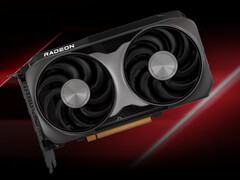 Radeon RX 9060 的艺术效果图。(图片来源：AMD - 已编辑）