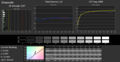 CalMAN Grayscale calibrated