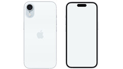 iPhone SE 4 疑似泄露，展示了手机的动态岛（图片来源：@upintheozone on X）