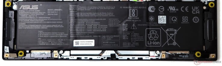 VivoBook 14X 的 63 瓦时电池可提供不错的运行时间