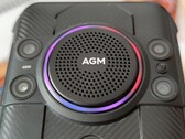 AGM H5 Pro坚固耐用的智能手机摄像头、扬声器和LED环形区域（来源：自己）。