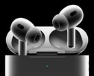 Apple AirPods Pro 2 的官方渲染图。（图片来源：Apple)