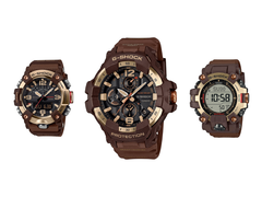 卡西欧Mudmaster GG-B100XMH-5A、Mudman GW-9500MH-5以及GravityMaster GR-B300H-5A。