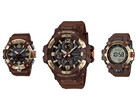 卡西欧Mudmaster GG-B100XMH-5A、Mudman GW-9500MH-5以及GravityMaster GR-B300H-5A。