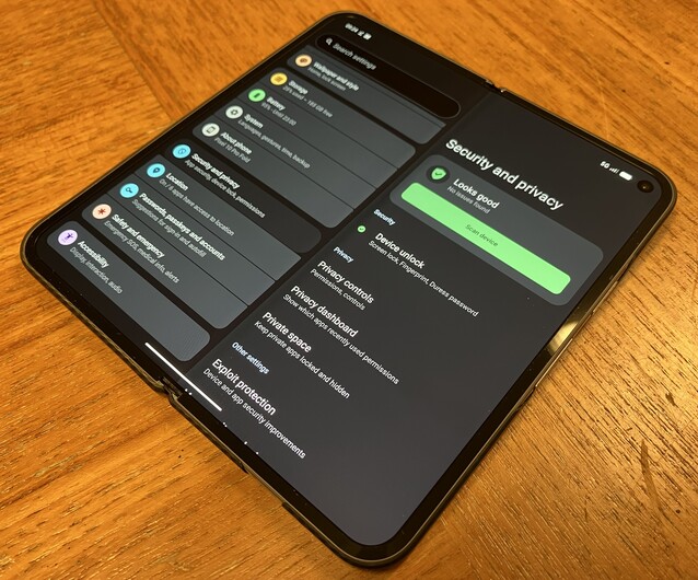 漏洞保护、胁迫密码和应用程序的私人空间等隐私和安全功能，都是现有操作系统所不具备的（图片来源：Notebookcheck）