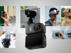 Osmo 360 和几个发射配件的特写。(图片来源：via DroneXL & Jasper Ellens）