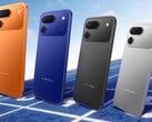 Tecno Spark 50 Pro 提供动感橙、午夜蓝、墨黑、钛灰(从左至右)以及云白(未展示)五种配色。