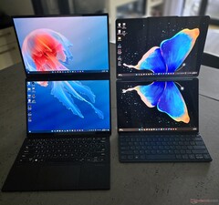 Zenbook DUO 和 Yoga Book 9i 能否掀起双屏设备的浪潮？(图片：Notebookcheck）