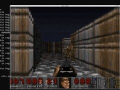 在NEO Geo AES上运行的《DOOM》原型版