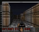 在NEO Geo AES上运行的《DOOM》原型版