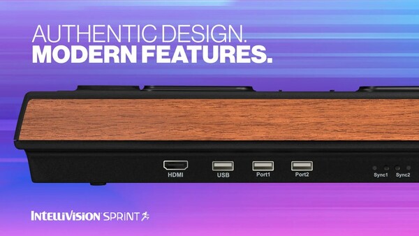 Intellivision Sprint 将配备 HDMI 端口和 USB-A 端口。(图片来源：雅达利）