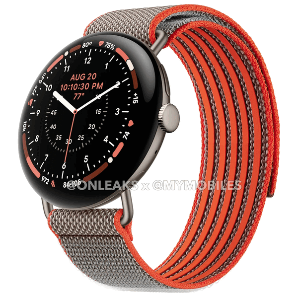 Pixel Watch 5 斯蒂芬·库里特别版配备的表带与 Fitbit Air 斯蒂芬·库里特别版随附的表带相似。
