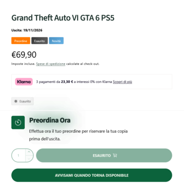 PS5 预购订单已经售罄...