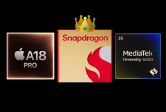 Apple A18 Pro 在单核性能方面独占鳌头。(图片来源： )Apple