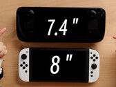 Switch 2 看起来像是放大版的 Switch OLED，只是没有 OLED 显示屏。(图片来源：XNZ）