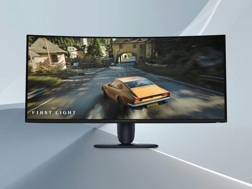 在Alienware AW3426DW 34英寸QD-OLED显示器上展示的游戏画面